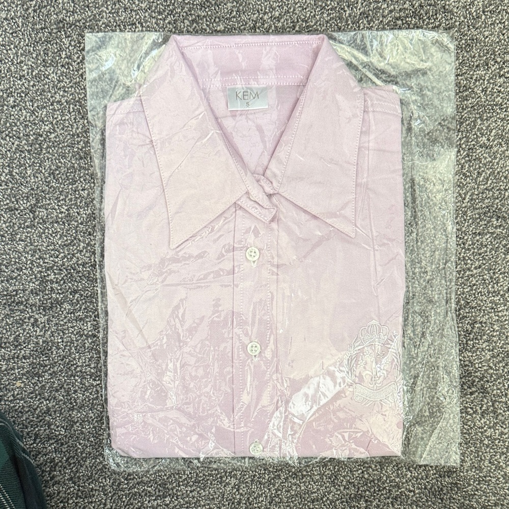 Women's Light Pink Button-Down Shirt - Kem